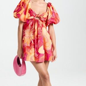 FARM Rio Summer Garden Ombre Mini Dress